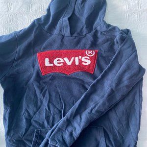 Vintage Levi's Navy Blue Hoodie / Sweatshirt